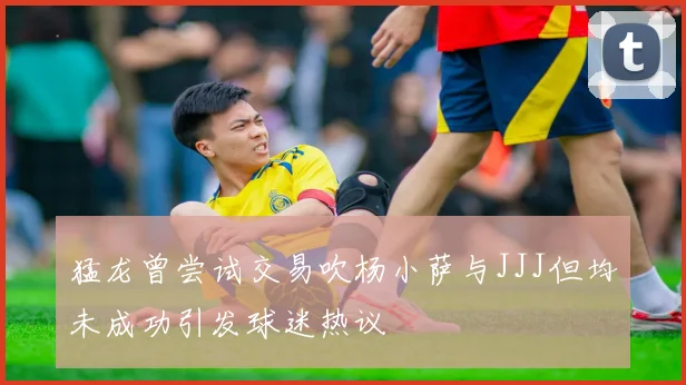 猛龙曾尝试交易吹杨小萨与JJJ但均未成功引发球迷热议